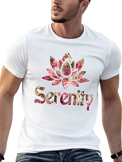 Serenity Floral Graphic Print T-Shirt