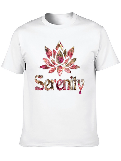 Serenity Floral Graphic Print T-Shirt