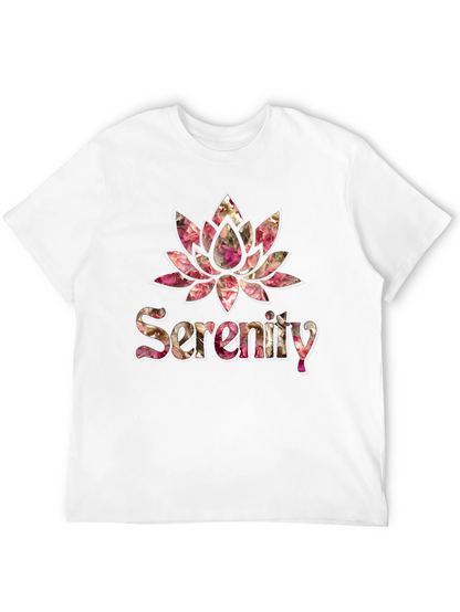 Serenity Floral Graphic Print T-Shirt