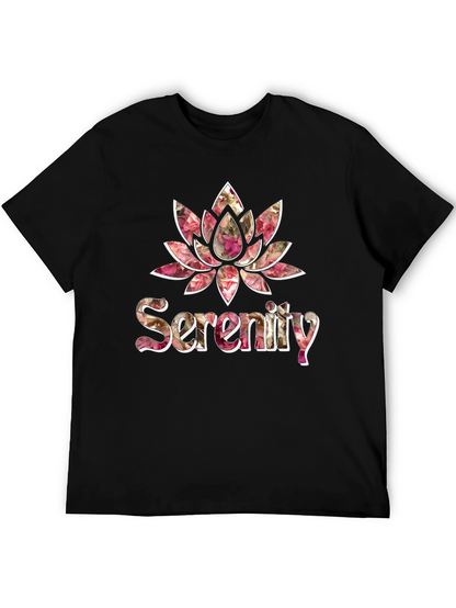 Serenity Floral Graphic Print T-Shirt