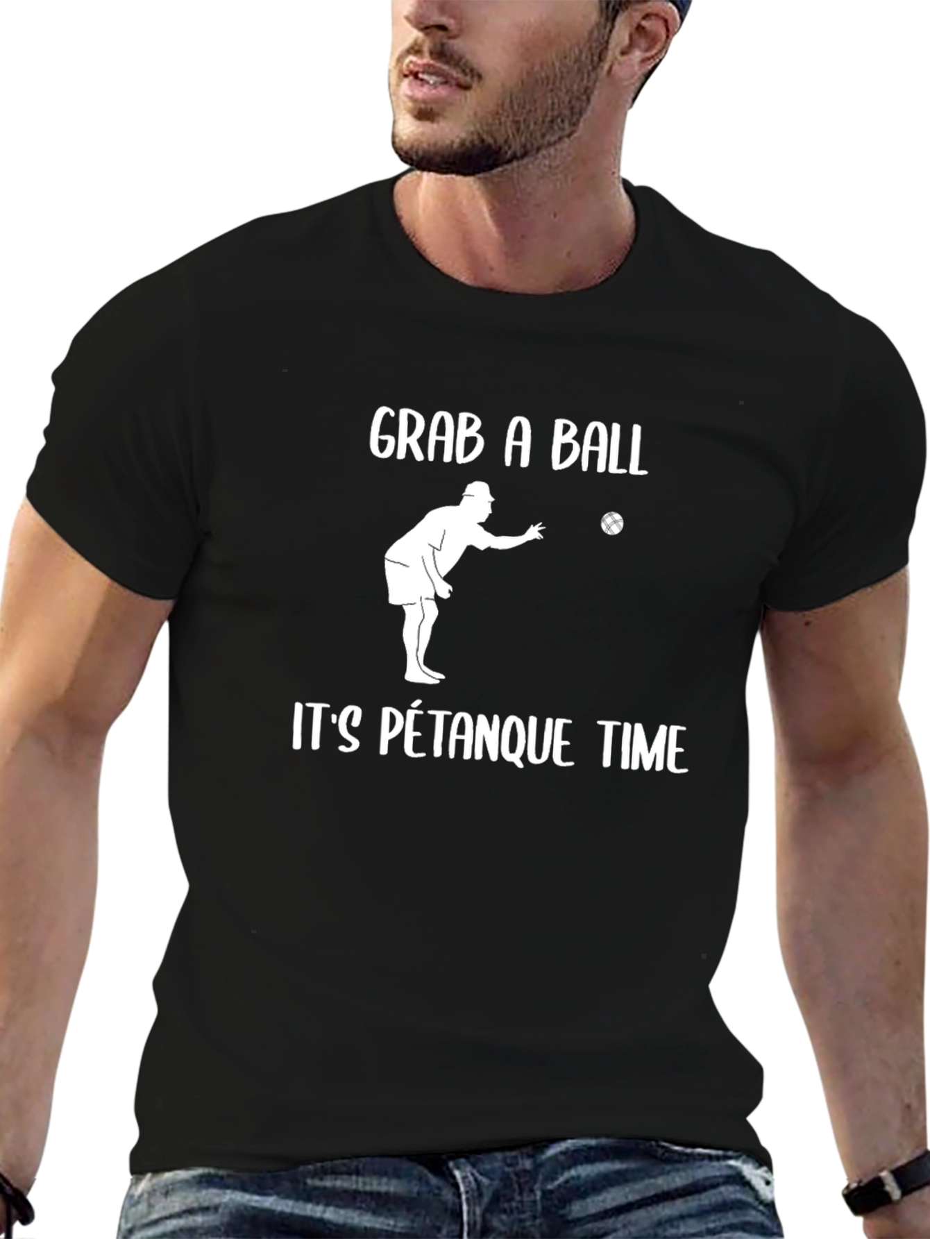 Grab A Ball Its Pétanque Time T-Shirt
