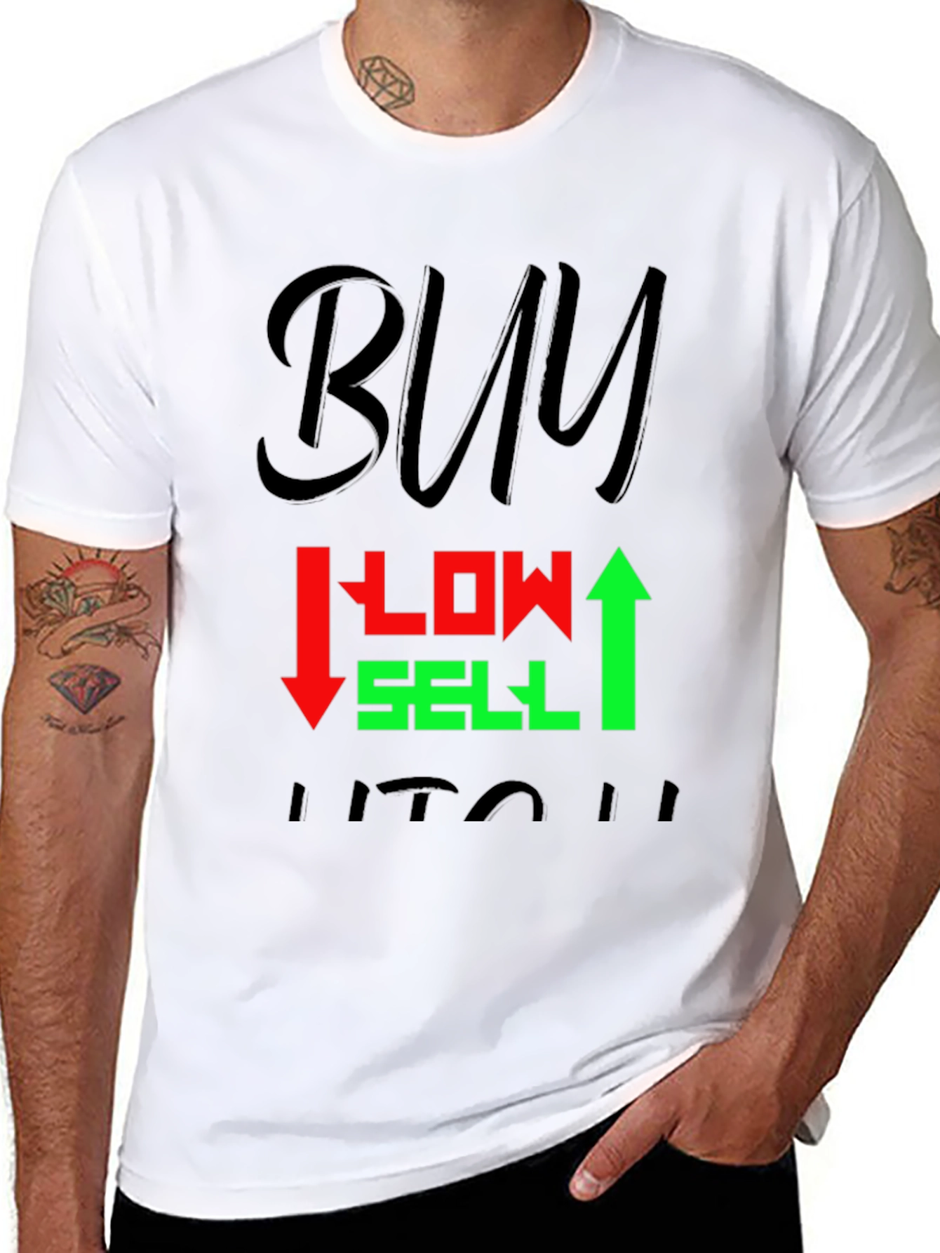 Buy Low Sell High Graphic T-Shirt