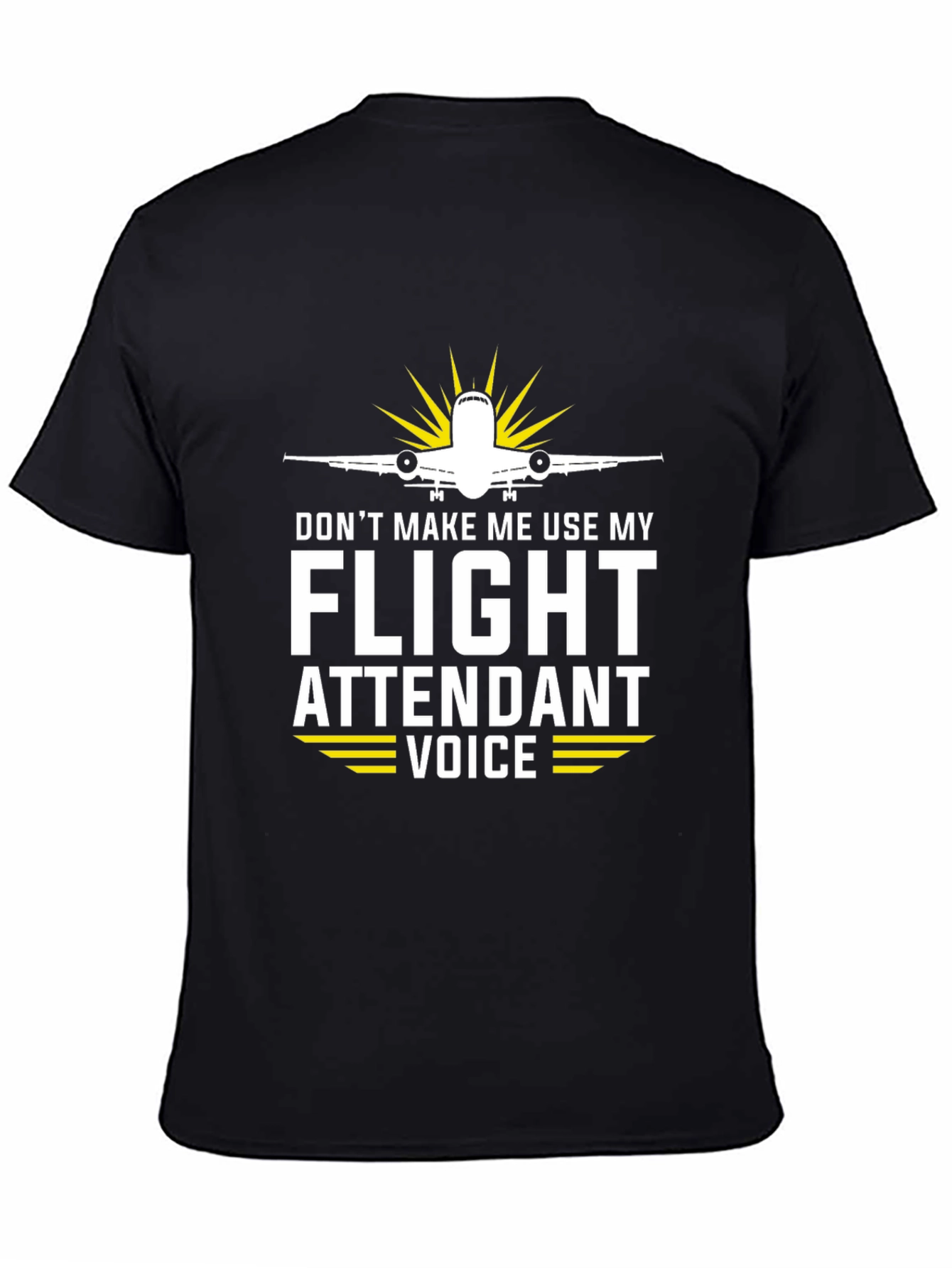 Funny Flight Attendant Voice T-Shirt