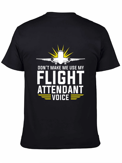 Funny Flight Attendant Voice T-Shirt