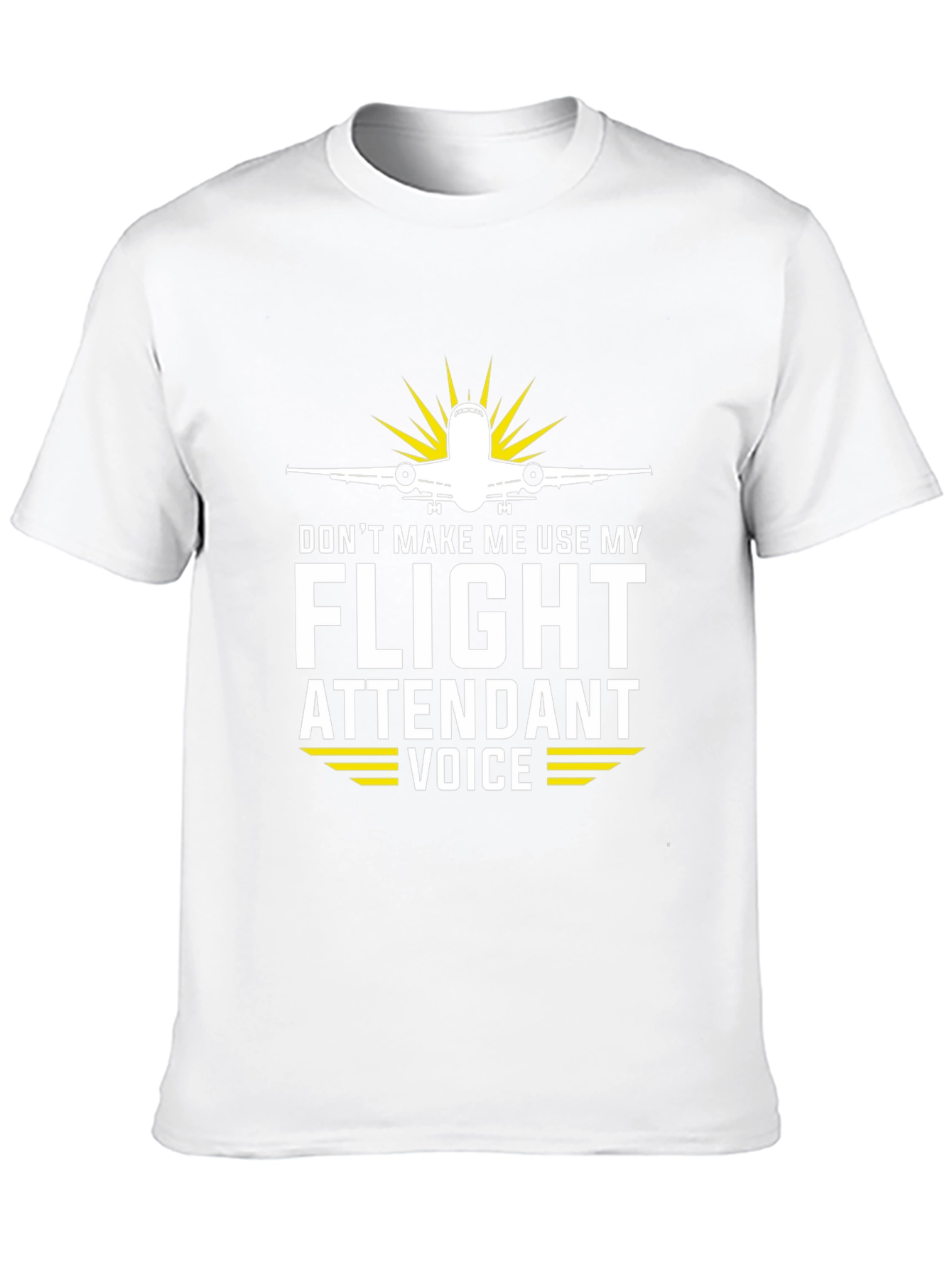 Funny Flight Attendant Voice T-Shirt