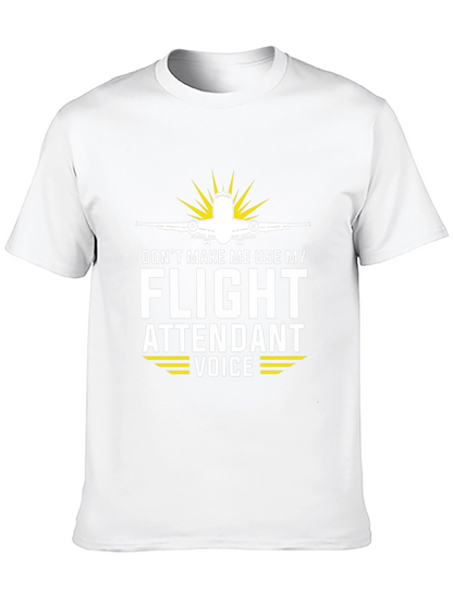 Funny Flight Attendant Voice T-Shirt