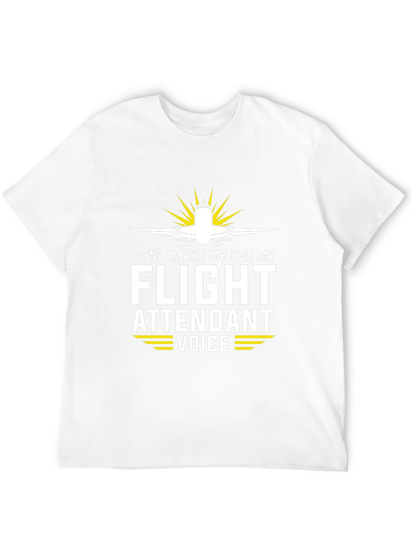 Funny Flight Attendant Voice T-Shirt
