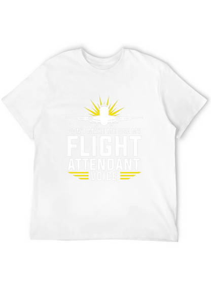 Funny Flight Attendant Voice T-Shirt