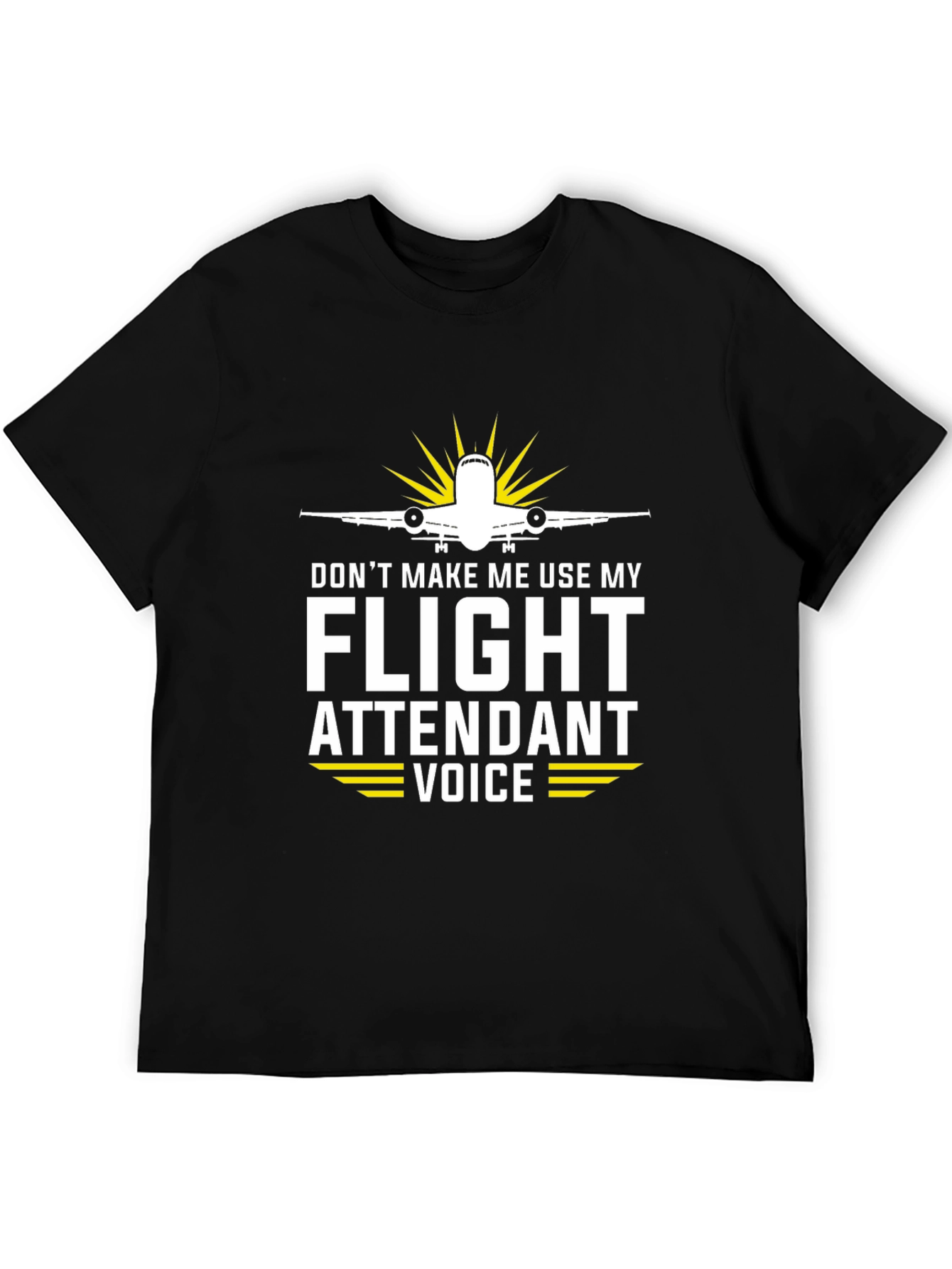 Funny Flight Attendant Voice T-Shirt