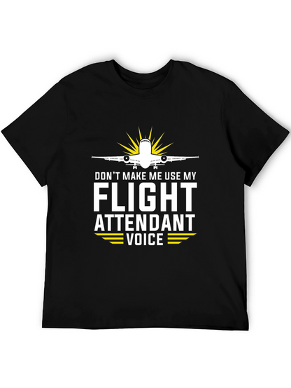 Funny Flight Attendant Voice T-Shirt