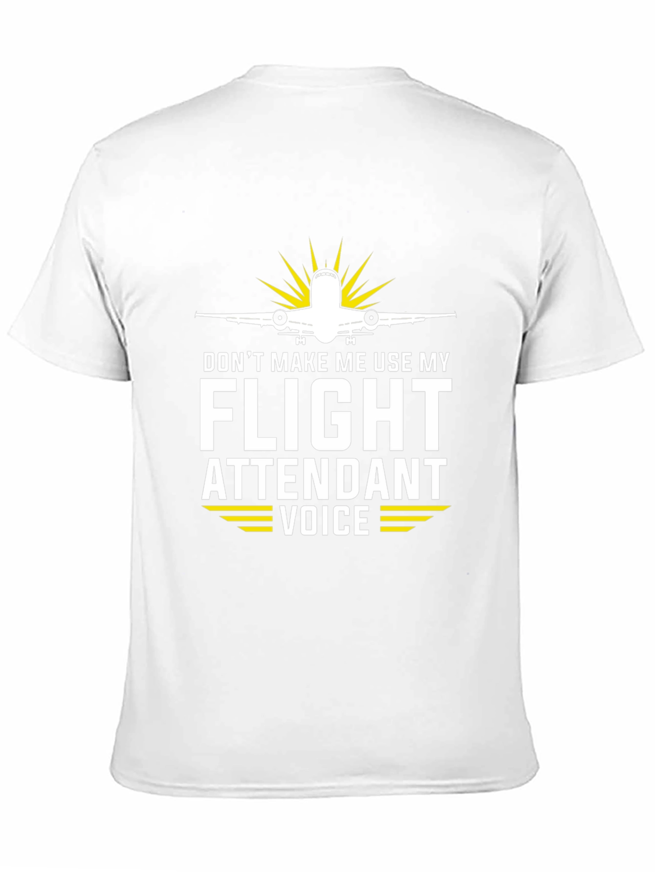 Funny Flight Attendant Voice T-Shirt