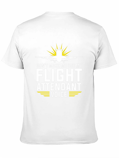 Funny Flight Attendant Voice T-Shirt