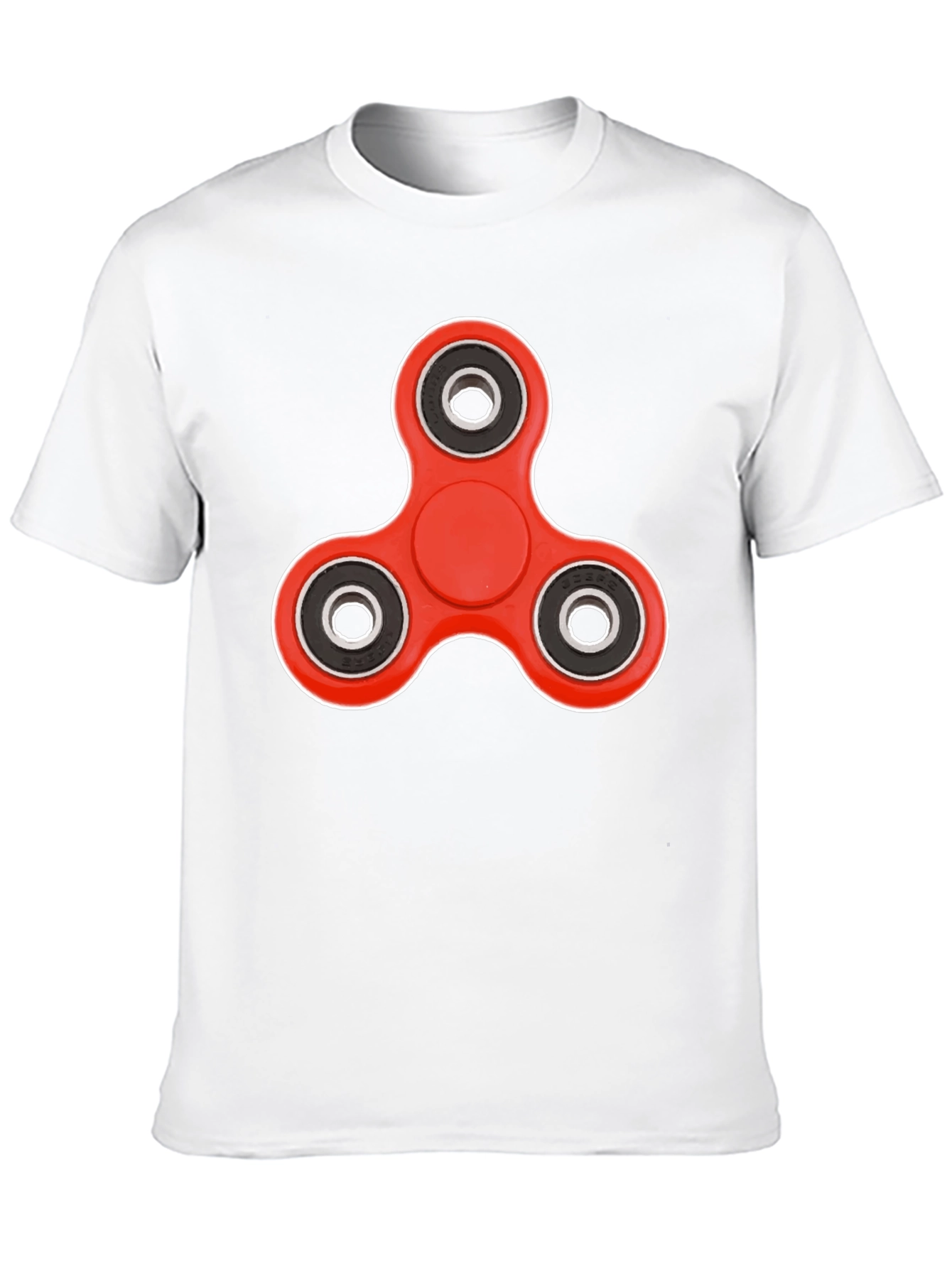 Fidget Spinner Graphic Tee - Trendy Casual Wear
