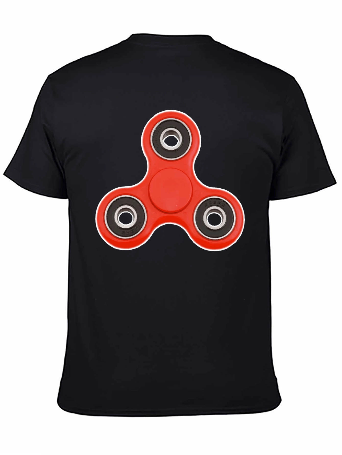 Fidget Spinner Graphic Tee - Trendy Casual Wear