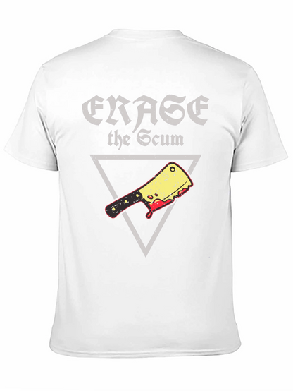 Erase the Scum Graphic Tee - Butcher Cleaver T-Shirt