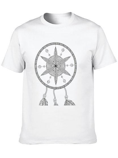 Dreamcatcher Graphic Tee - Unique Tribal Design