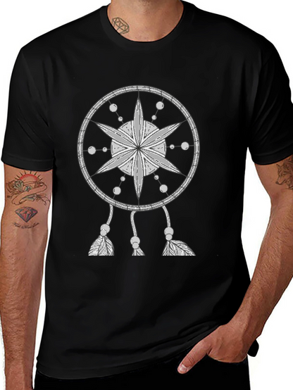 Dreamcatcher Graphic Tee - Unique Tribal Design