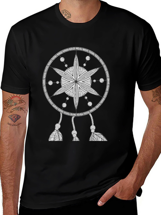 Dreamcatcher Graphic Tee - Unique Tribal Design
