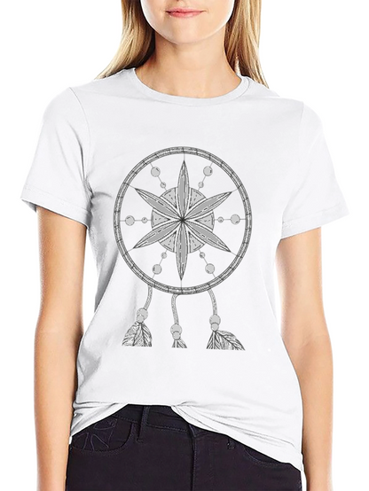 Dreamcatcher Graphic Tee - Unique Tribal Design