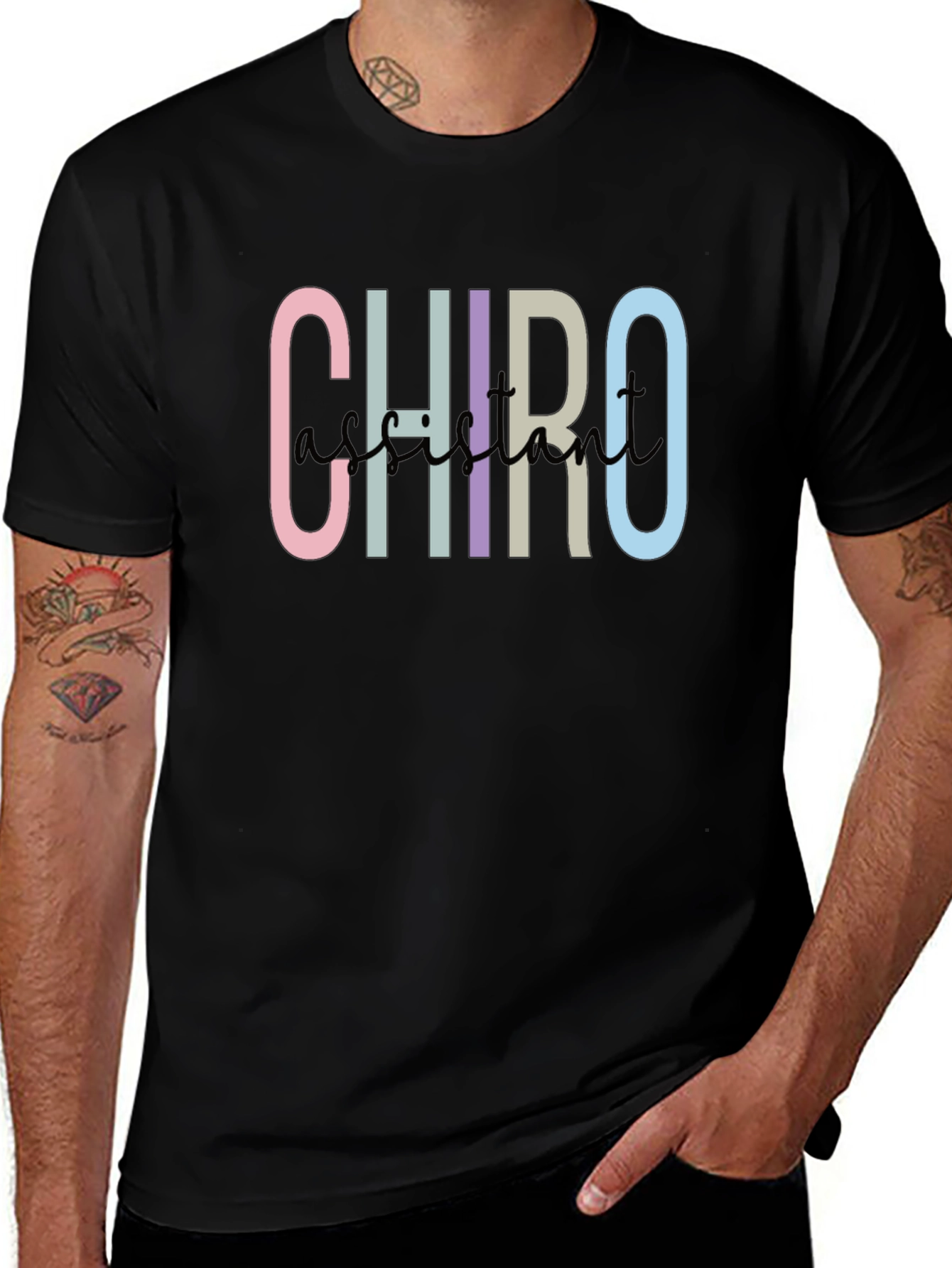 Chiro Assistant T-Shirt - Stylish Graphic Tee
