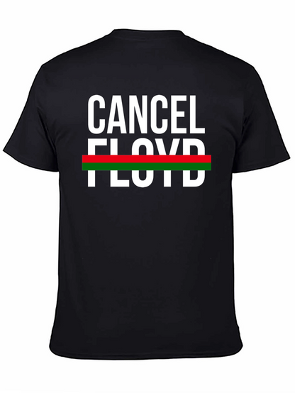 Cancel Floyd T-Shirt - Black Graphic Tee