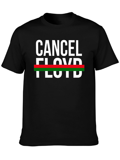 Cancel Floyd T-Shirt - Black Graphic Tee