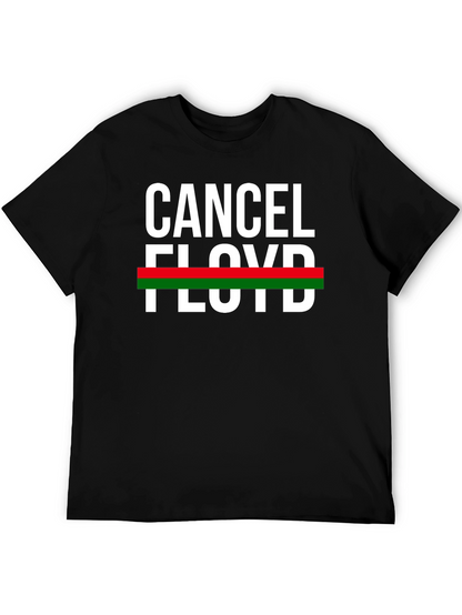Cancel Floyd T-Shirt - Black Graphic Tee