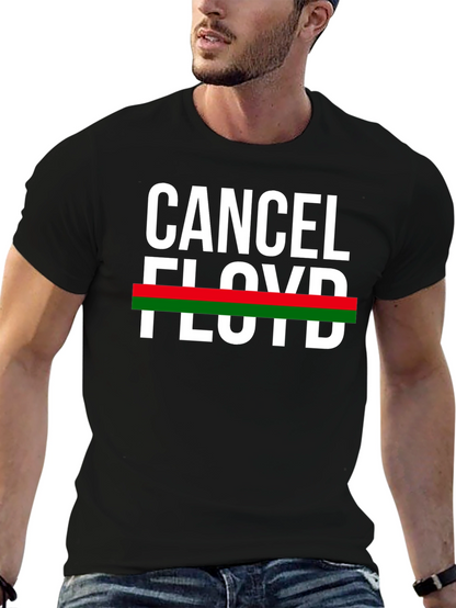 Cancel Floyd T-Shirt - Black Graphic Tee