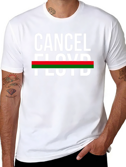 Cancel Floyd T-Shirt - Black Graphic Tee
