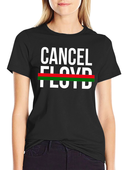 Cancel Floyd T-Shirt - Black Graphic Tee