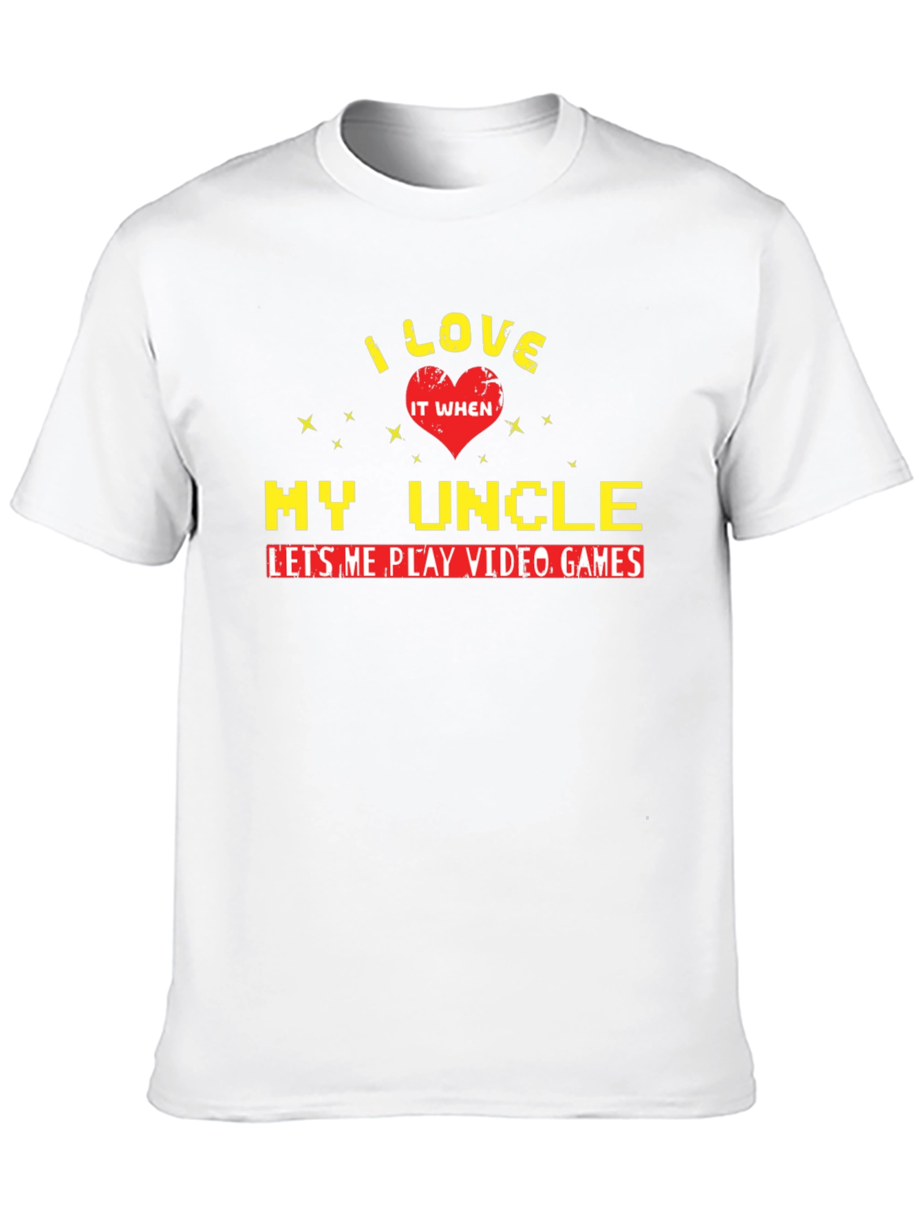 I Love My Uncle Video Games T-Shirt