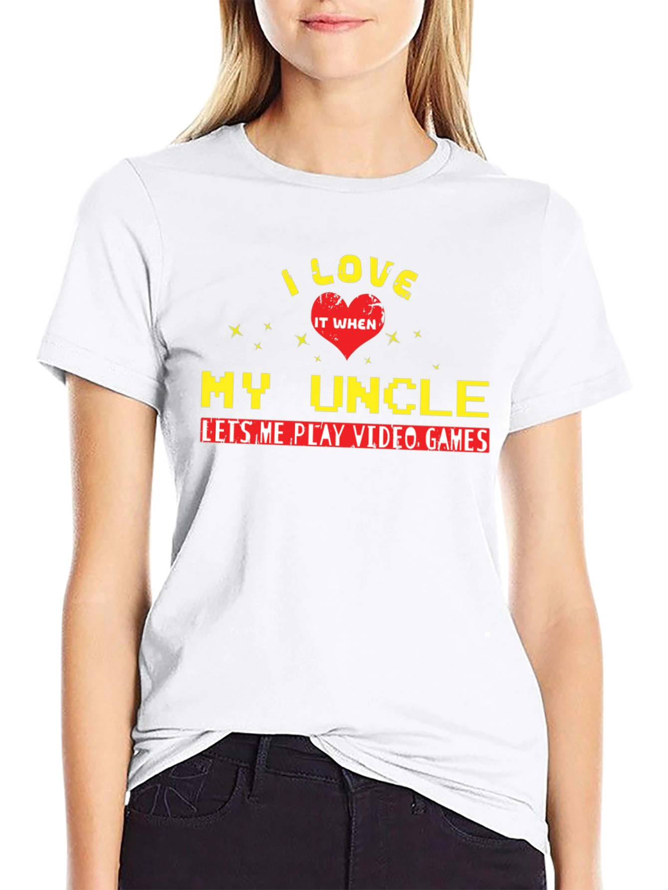 I Love My Uncle Video Games T-Shirt