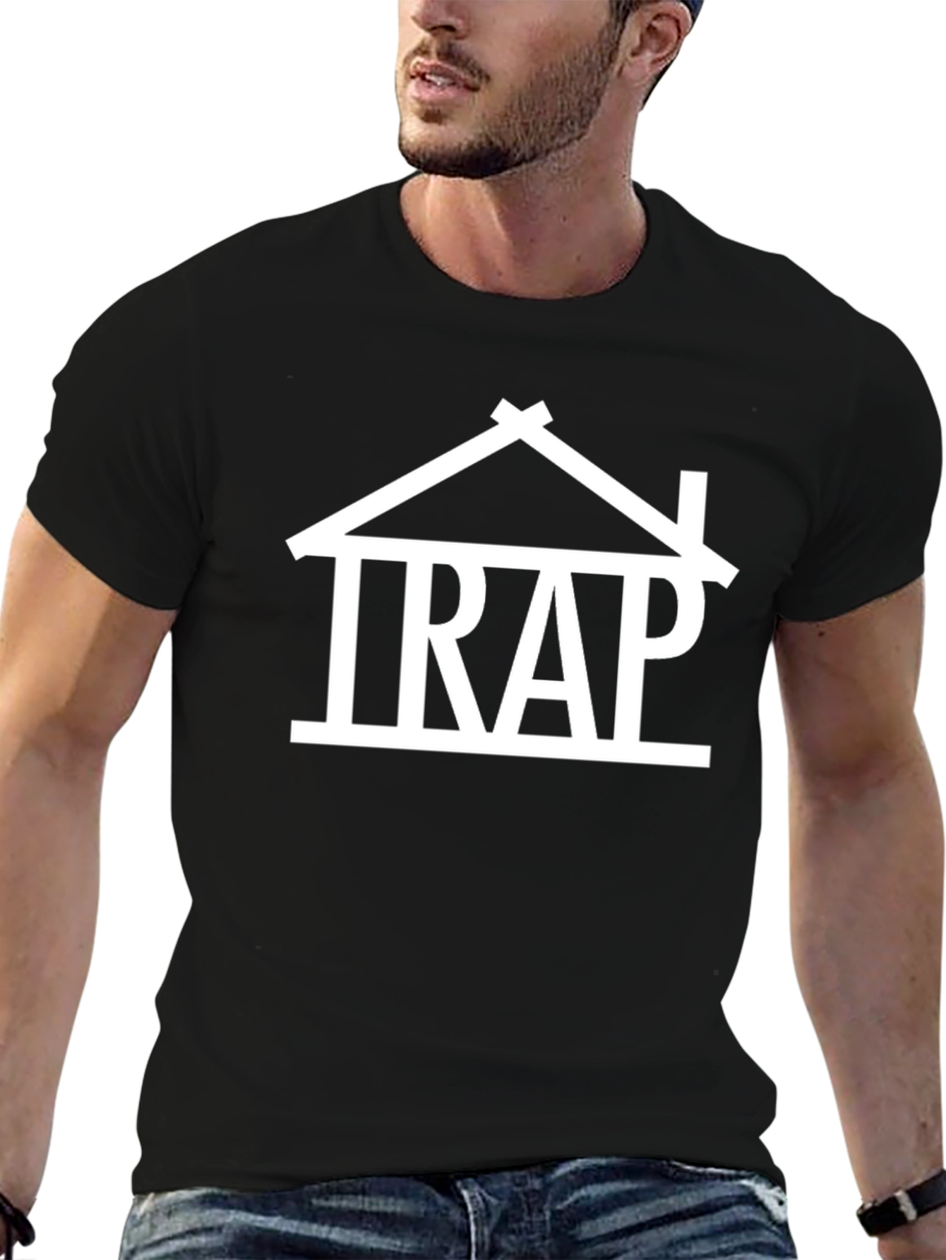Trap House Graphic Tee - Urban Style