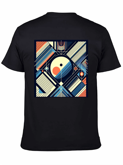 Abstract Geometric Art T-Shirt - Modern Design