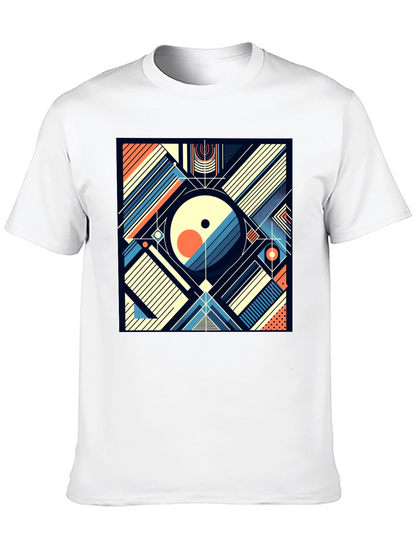 Abstract Geometric Art T-Shirt - Modern Design