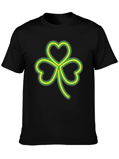 Neon Shamrock Graphic T-Shirt