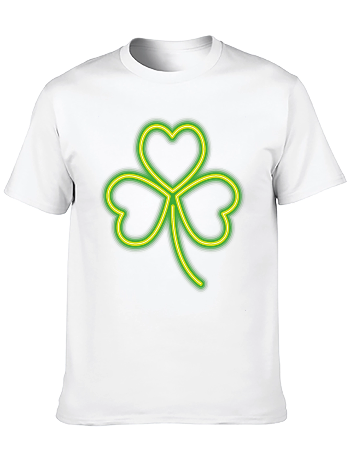 Neon Shamrock Graphic T-Shirt