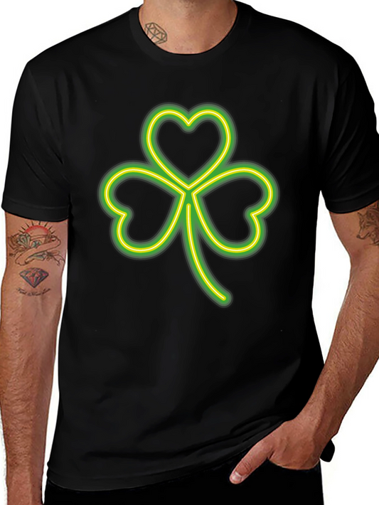 Neon Shamrock Graphic T-Shirt
