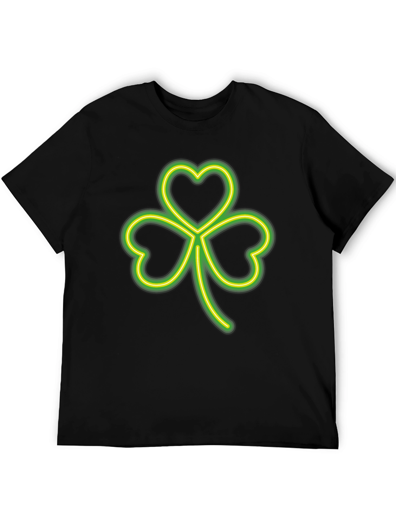 Neon Shamrock Graphic T-Shirt