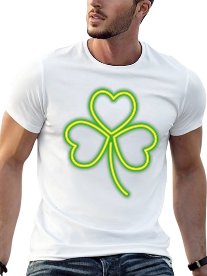 Neon Shamrock Graphic T-Shirt