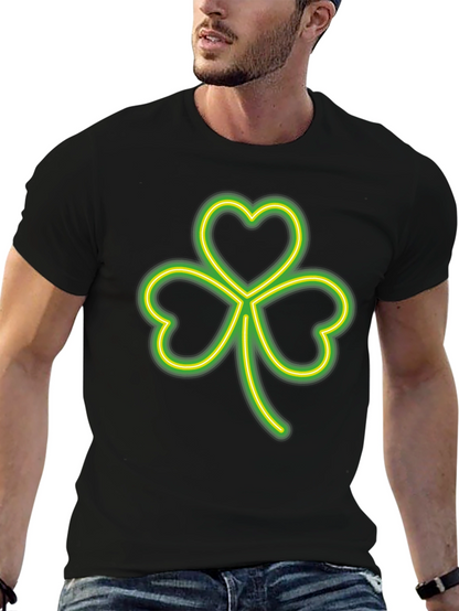 Neon Shamrock Graphic T-Shirt