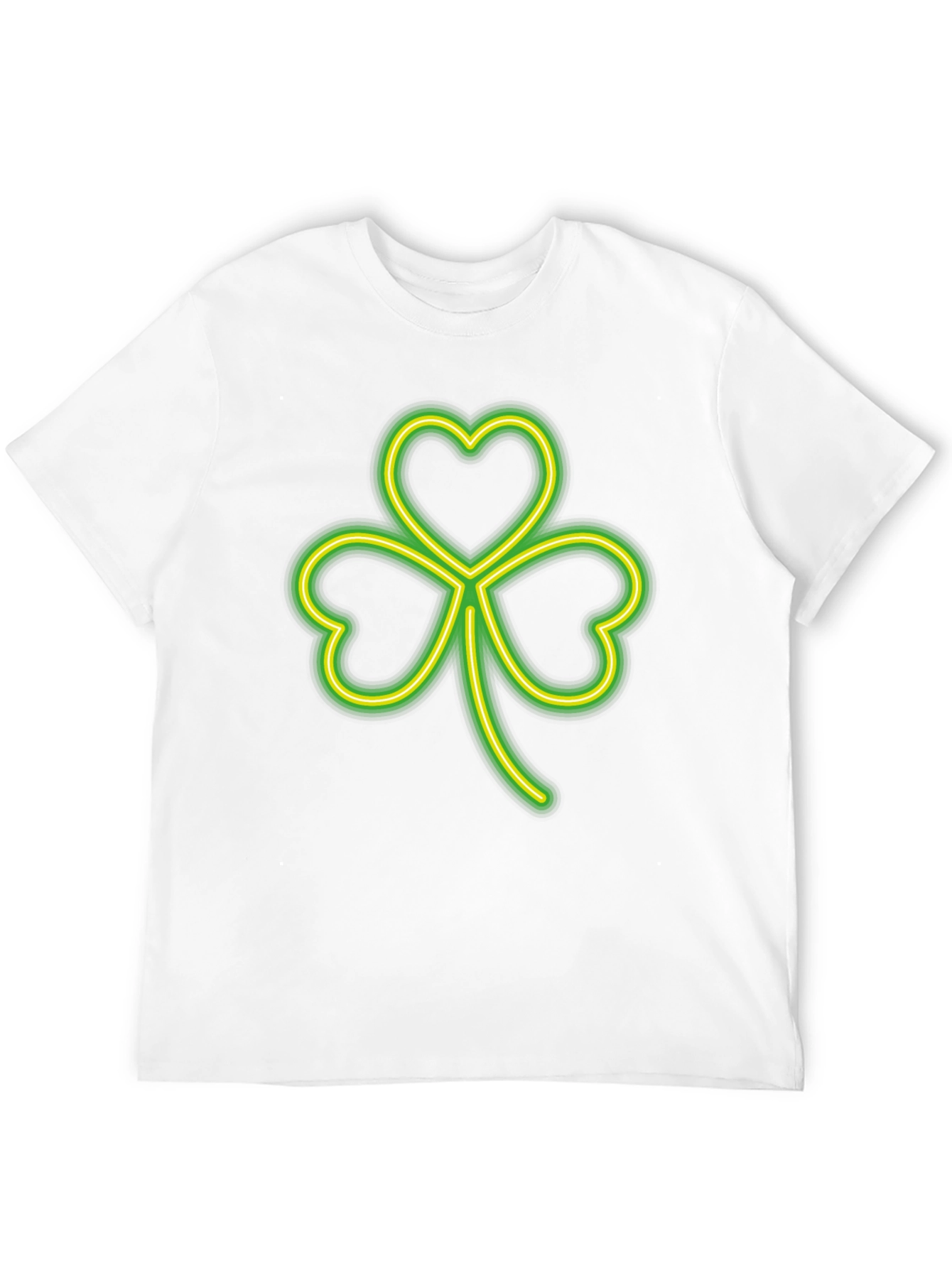 Neon Shamrock Graphic T-Shirt