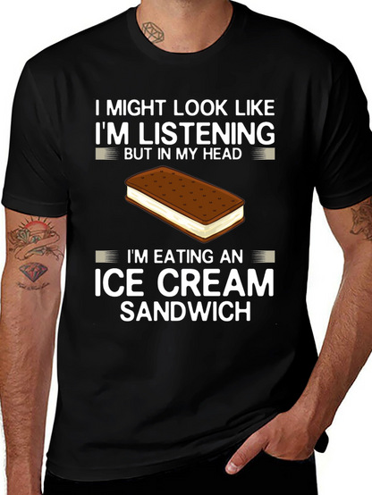 Im Eating an Ice Cream Sandwich Graphic Tee