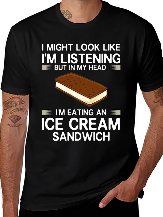 Im Eating an Ice Cream Sandwich Graphic Tee