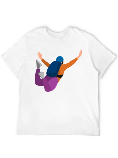 Skydiving Graphic Tee - Unique Design Comfortable Fit