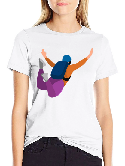 Skydiving Graphic Tee - Unique Design Comfortable Fit