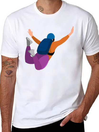 Skydiving Graphic Tee - Unique Design Comfortable Fit