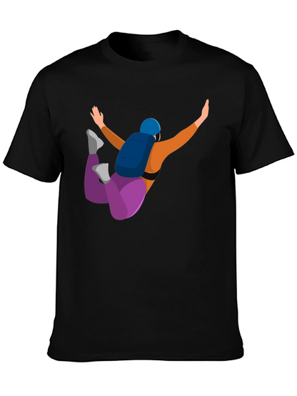 Skydiving Graphic Tee - Unique Design Comfortable Fit