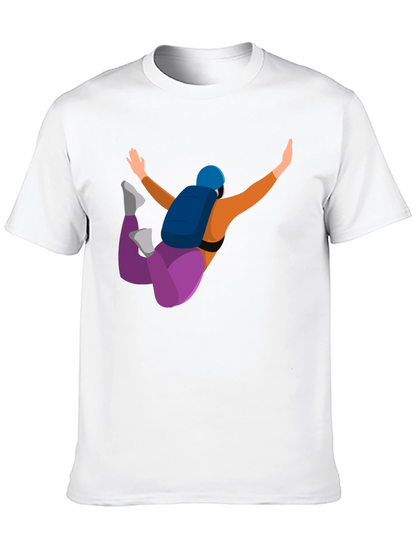 Skydiving Graphic Tee - Unique Design Comfortable Fit