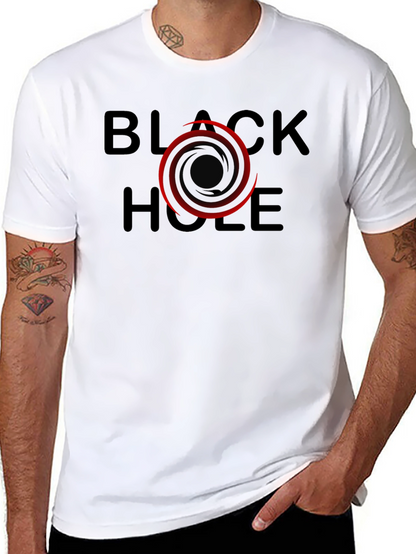 Black Hole Graphic T-Shirt - Cool Space Design